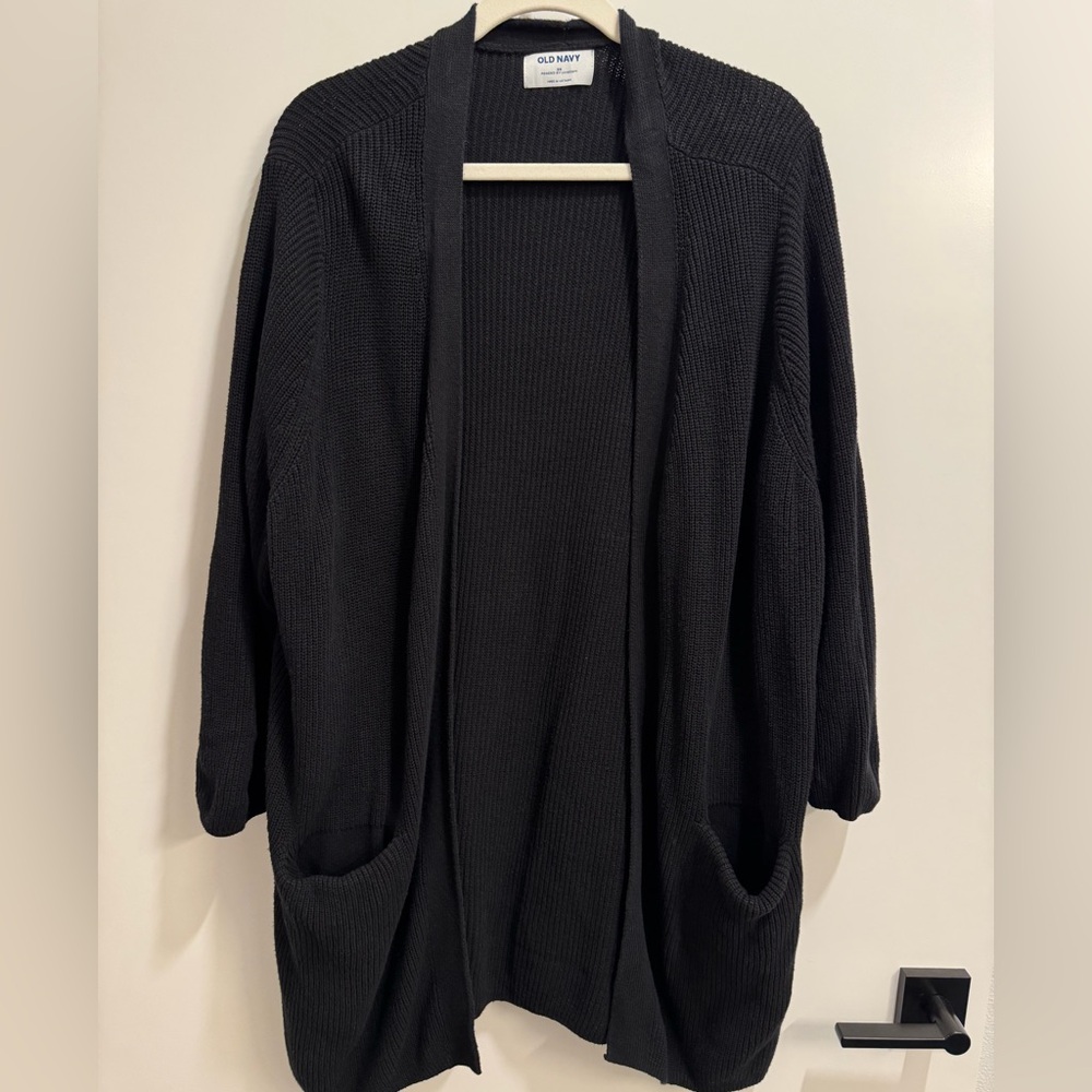 old navy long cardigan